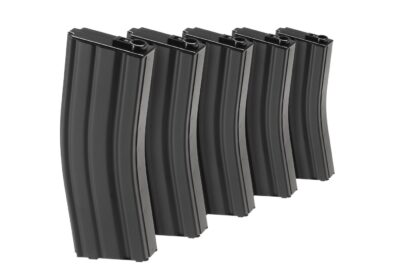 Magazine M4 Midcap 125rds 5pcs Set Black