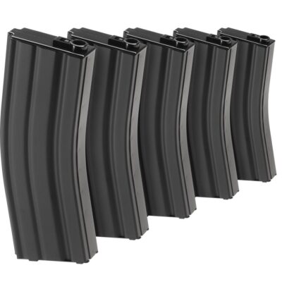 Magazine M4 Midcap 125rds 5pcs Set Black