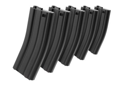 Magazine M4 Midcap 125rds 5pcs Set Black - obrazek 2