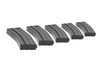 Magazine M4 Midcap 125rds 5pcs Set Black - obrazek 3