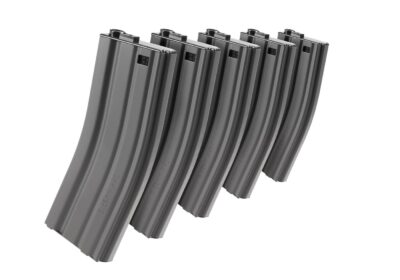 Magazine M4 Midcap 125rds 5pcs Set Grey - obrazek 2