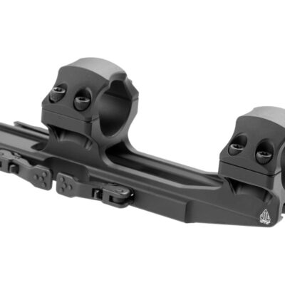 Leapers Accu-Sync QR 1 Inch Medium Profile 50 mm Offset Scope Mount Black