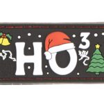 JTG Ho Ho Ho Rubber Patch Multicolor