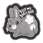 JTG Kiss My Soft Ass Rubber Patch Multicolor