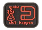 JTG Sh!t Magnet Rubber Patch Red