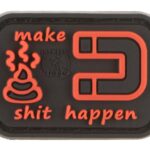 JTG Sh!t Magnet Rubber Patch Red