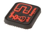 JTG Sh!t Magnet Rubber Patch Red - obrazek 3