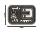 JTG Sh!t Magnet Rubber Patch Black - obrazek 4