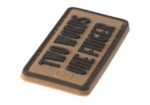 JTG Two Words One Finger Rubber Patch Coyote Brown - obrazek 3