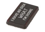 JTG I Have No Idea Rubber Patch Black - obrazek 3