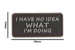 JTG I Have No Idea Rubber Patch Black - obrazek 4