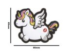 JTG Rainbow Unicorn Rubber Patch Multicolor - obrazek 4