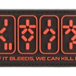 JTG If It Bleeds, We Can Kill It Rubber Patch Red