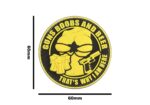 JTG Guns Boobs and Beer Rubber Patch Yellow - obrazek 4