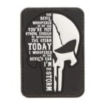 JTG I Am The Storm Rubber Patch Black/White