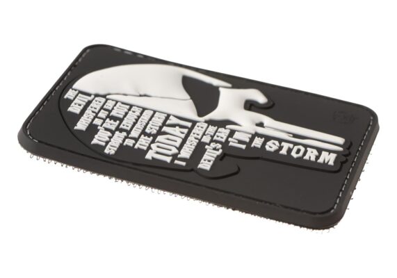 JTG I Am The Storm Rubber Patch Black/White - obrazek 3