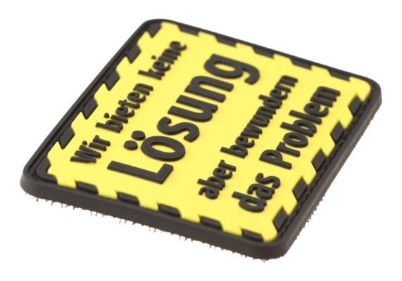 JTG We Offer No Solution But Admire The Problem Rubber Patch Yellow - obrazek 3