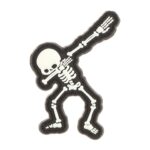 JTG Dabbing Skeleton Rubber Patch Glow