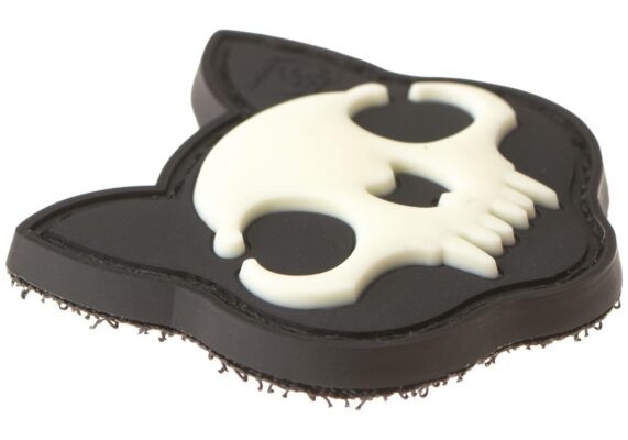 JTG Micro Nightmare Skull Cat Rubber Patch No. 1 Glow - obrazek 3