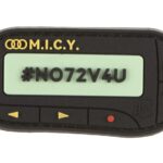 JTG Spicy Pager Rubber Patch Multicolor