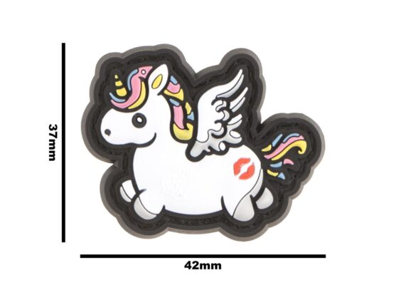 JTG Micro Unicorn Rubber Patch Multicolor - obrazek 4