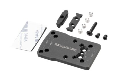 Vector Optics 2-in-1 Adapter For Glock Pistols MOJ / RMR and MGT / RMR Black - obrazek 3