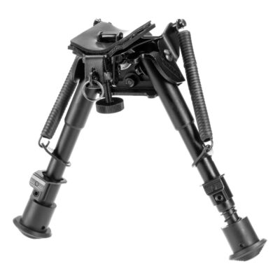 Alternative view of RokStad 6 Inch Swivel Spring Retractable Bipod Black