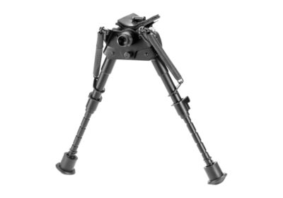 RokStad 6 Inch Swivel Spring Retractable Bipod Black - obrazek 3