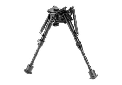 RokStad 6 Inch Swivel Spring Retractable Bipod Black - obrazek 4