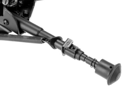 RokStad 6 Inch Swivel Spring Retractable Bipod Black - obrazek 7