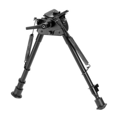 Alternative view of RokStad 9 Inch Swivel Spring Retractable Bipod Black