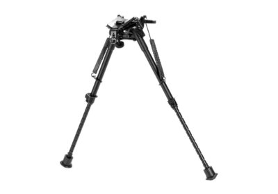 RokStad 9 Inch Swivel Spring Retractable Bipod Black - obrazek 3