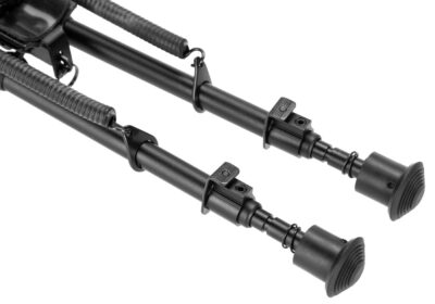 RokStad 9 Inch Swivel Spring Retractable Bipod Black - obrazek 7