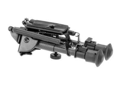 RokStad Carbon Fiber 6-9 Inch Swivel Spring Retractable Bipod Black - obrazek 9