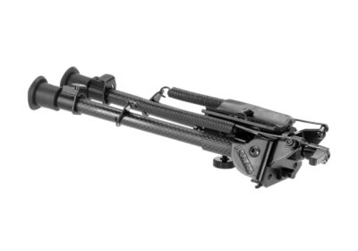RokStad Carbon Fiber 9-13.5 Inch Swivel Spring Retractable Bipod Black - obrazek 8