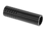 Manta 8 x 1.75 Inch ID Large Smooth Suppressor Cover Black