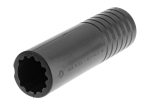 Manta 8 x 1.75 Inch ID Large Smooth Suppressor Cover Black - obrazek 4