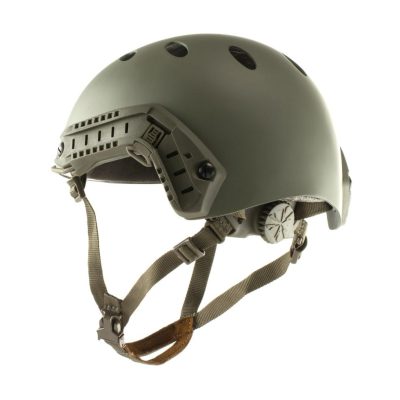Alternative view of FMA FAST PJ Helmet Replica Carbon Fiber Version Foliage Green L/XL