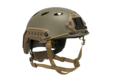FMA FAST PJ Helmet Replica Carbon Fiber Version Tan M/L