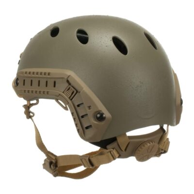 Alternative view of FMA FAST PJ Helmet Replica Carbon Fiber Version Tan M/L