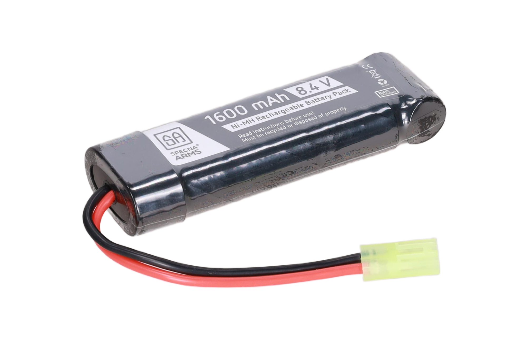 Akumulator NiMH Specna Arms 8,4V 1600mAh mini tamiya OD-G-SPE-06-048863-00 asgbox.pl asgbox.pl - Akumulator NiMH Specna Arms 8