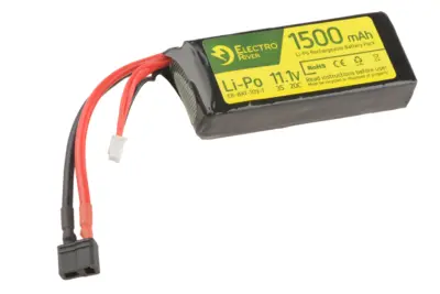 1V 1500mAh 20/40C T-connect (DEANS)