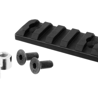 PTS Enhanced RIS Rail Section for KeyMod, 5 slots / 60 mm – Black