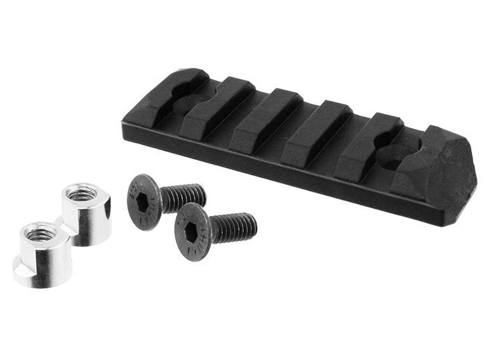 PTS Enhanced RIS Rail Section for KeyMod, 5 slots / 60 mm – Black OD-A-PTS057 asgbox.pl PTS Enhanced RIS Rail Section for KeyMod, 5 slots / 60 mm – Black