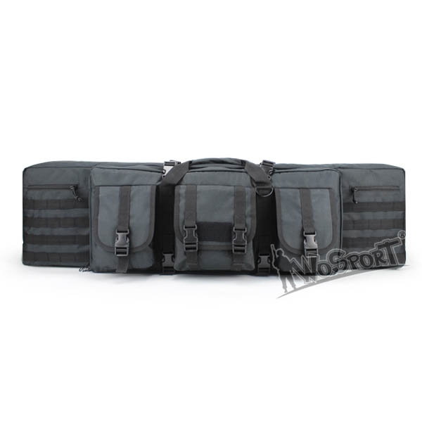 WST Double Rifle Transport Case 107 × 28 × 10 cm – Black