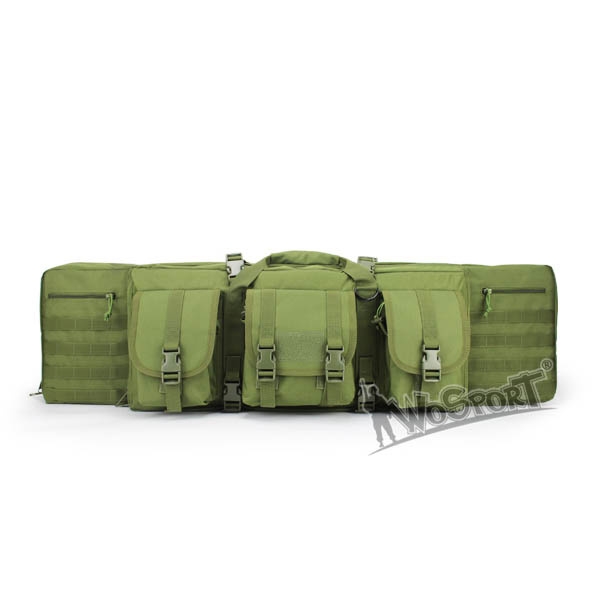 WST Double Rifle Transport Case 107 × 28 × 10 cm – Green