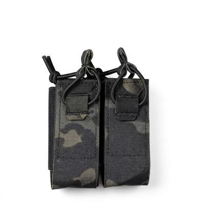 WST DPMP MOLLE Double Pistol Magazine Pouch – MC Black