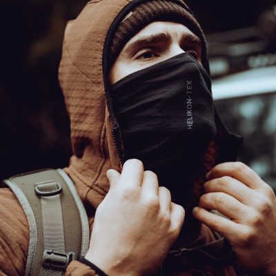 Alternative view of HELIKON MERINO WRAP Neck Gaiter – Coyote