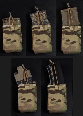 WST SRMP MOLLE Open Rifle Magazine Pouch – Black - obrazek 6