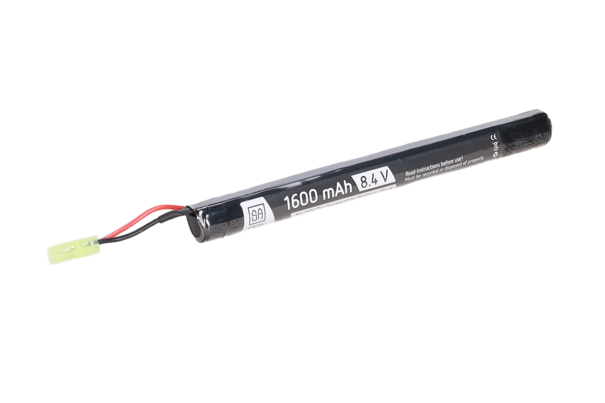 Akumulator NiMH Specna Arms 8,4V 1600mAh STICK mini tamiya OD-G-SPE-06-048864-00 asgbox.pl asgbox.pl - Akumulator NiMH Specna Arms 8